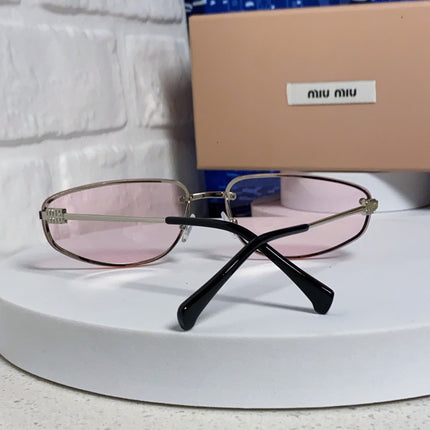 MIUMIU 26S RECTANGULAR FRAME IN METAL 426397