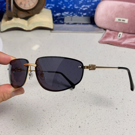 MIUMIU 26S RECTANGULAR FRAME IN METAL 426400