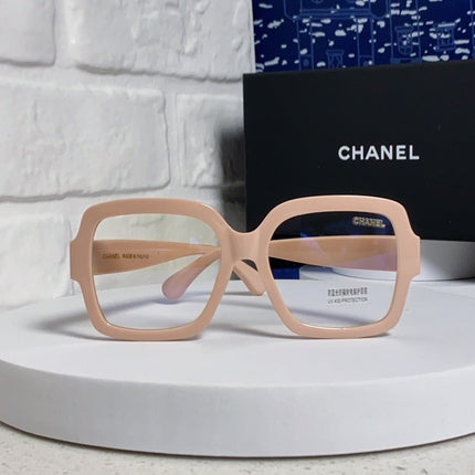 CHANEL 26S OVERSIZED SQUARE FRAME IN PINK ACETATE 404747