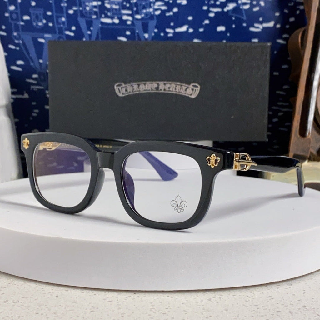 CHROME HEARTS SUNGLASSES IN BLACK ACETATE 837126