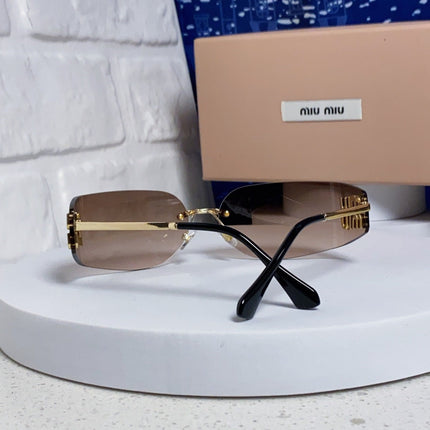 MIUMIU 26S SHIELD FRAME IN METAL 436118