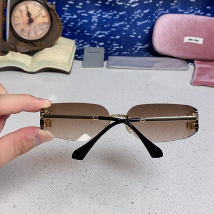 MIUMIU 26S SHIELD FRAME IN METAL 436118