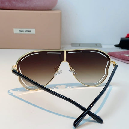 MIUMIU 26S SHIELD FRAME IN METAL 424496