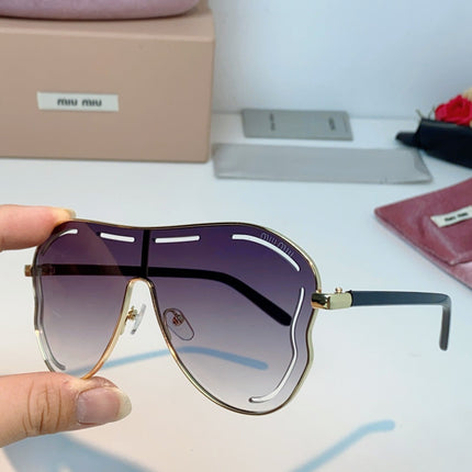 MIUMIU 26S SHIELD FRAME IN METAL 424497