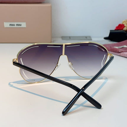 MIUMIU 26S SHIELD FRAME IN METAL 424497