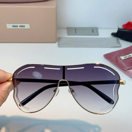 MIUMIU 26S SHIELD FRAME IN METAL 424497