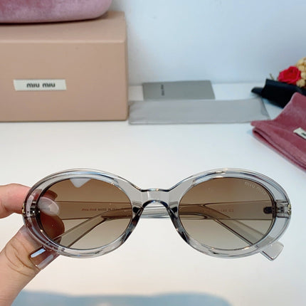 MIUMIU 26S OVAL FRAME IN ACETATE 424528