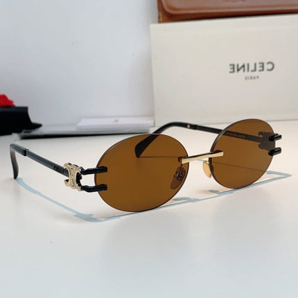 CELINE 26S OVAL FRAME IN METAL 427824
