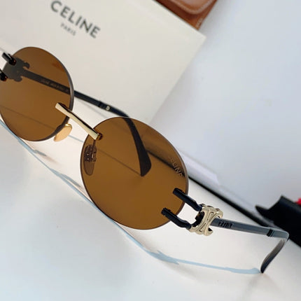 CELINE 26S OVAL FRAME IN METAL 427824
