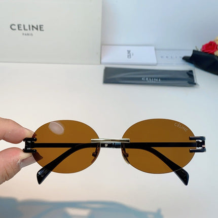 CELINE 26S OVAL FRAME IN METAL 427824