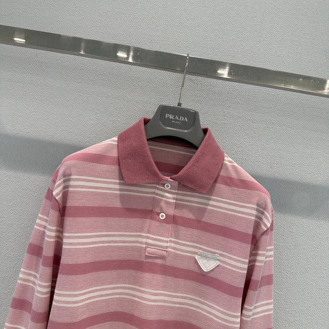 PRADA 26S LONG SLEEVED POLO SHIRT 820