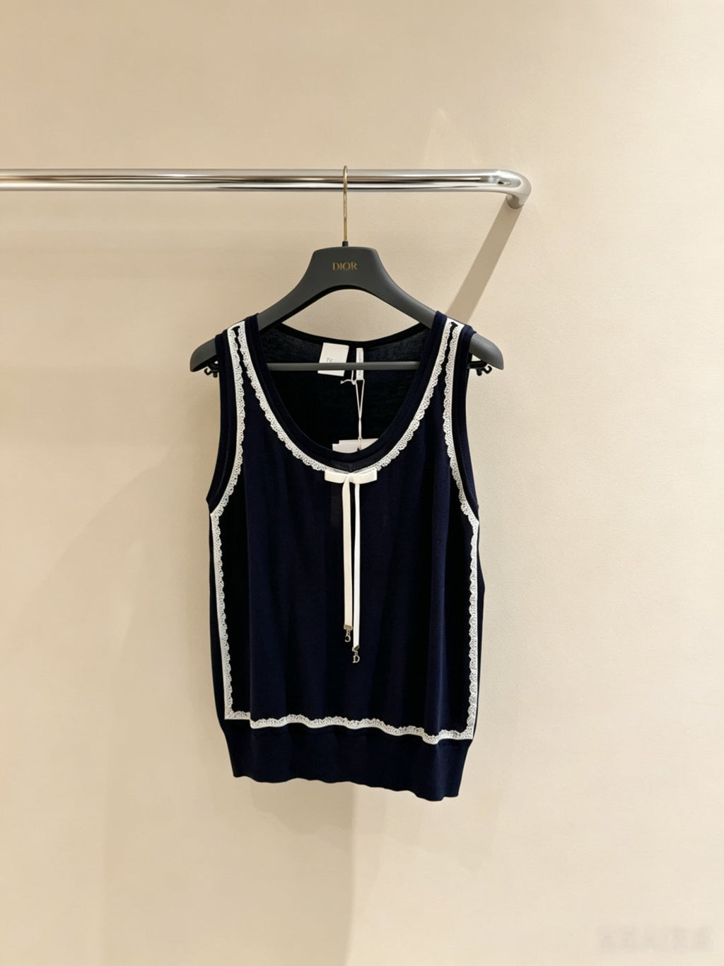 DIOR 26S KNIT SLEEVELESS TOP 1294