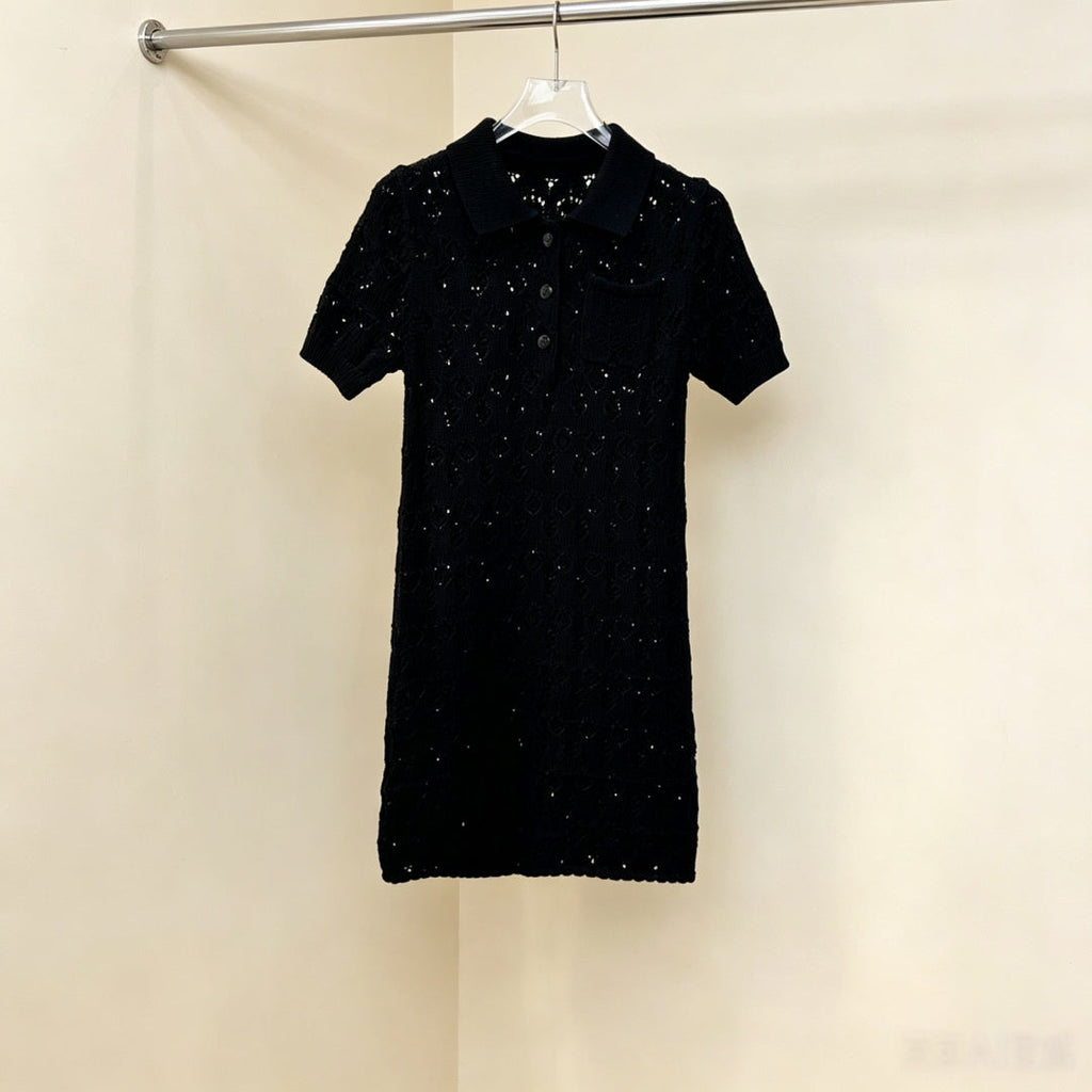 CELINE 26S LACE KNIT DRESS 447