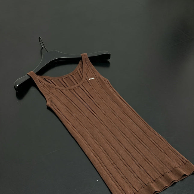 PRADA 26S RIBBED KNIT TANK TOP 1150