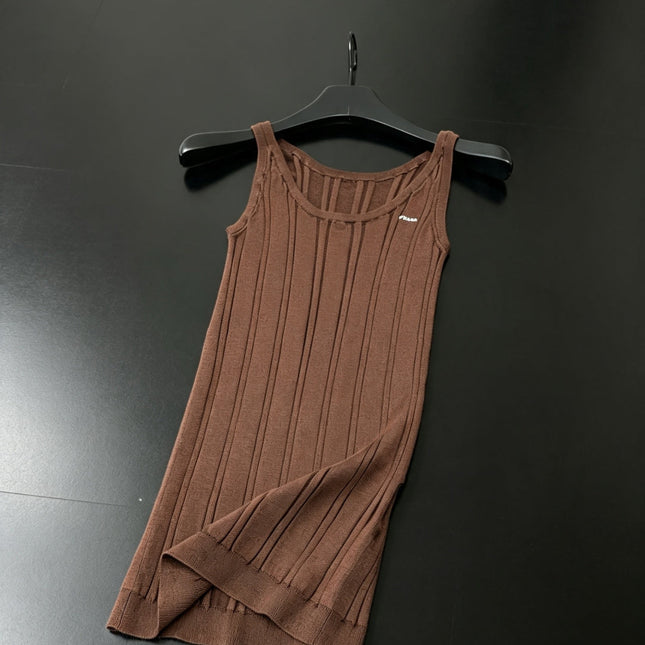 PRADA 26S RIBBED KNIT TANK TOP 1150