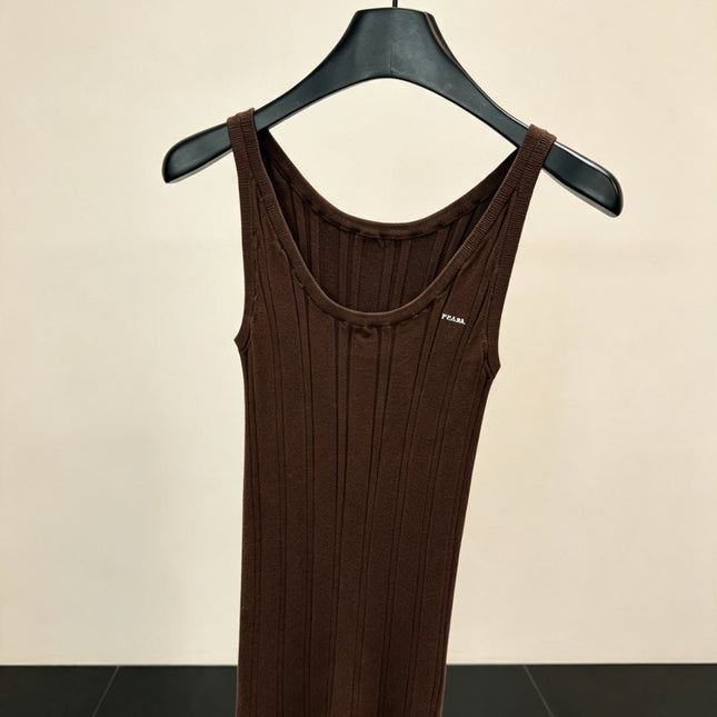 PRADA 26S RIBBED KNIT TANK TOP 1150