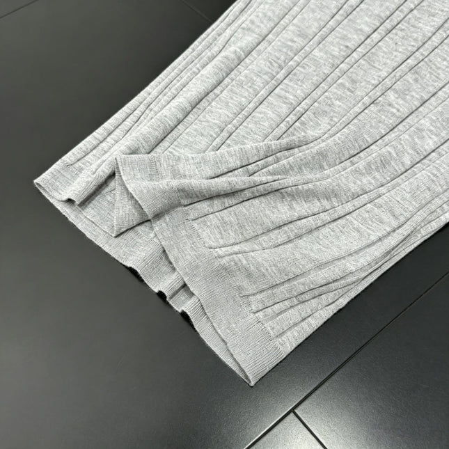 PRADA 26S SHORT-SLEEVE RIBBED KNIT TOP 1149