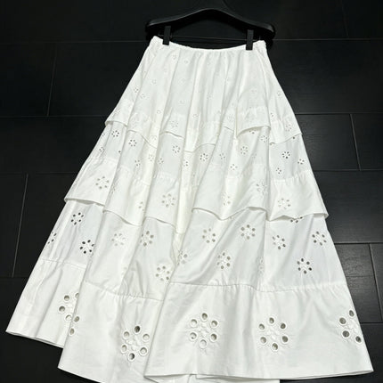 CELINE 26S TIERED SKIRT 526