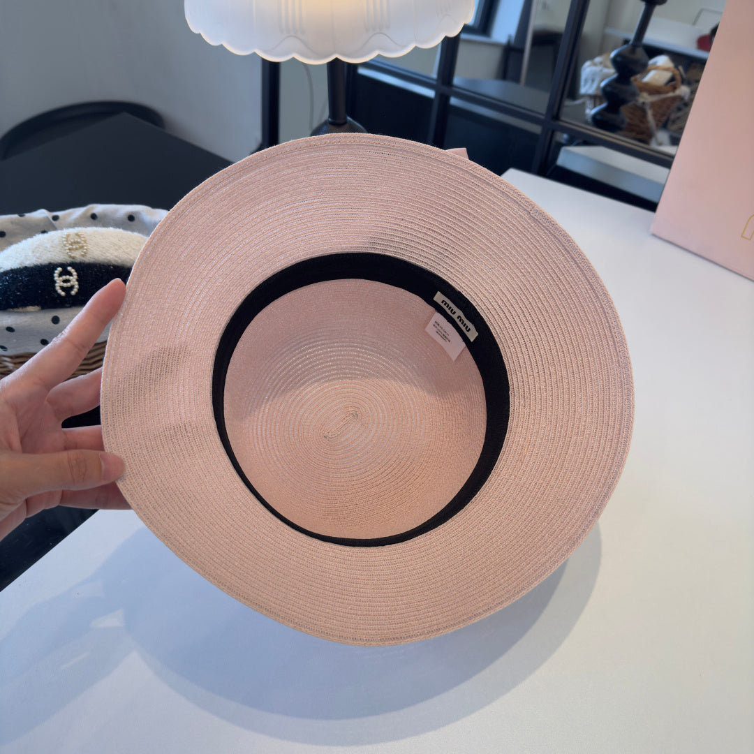 MIUMIU STRAW BUCKET HAT STYLE 53