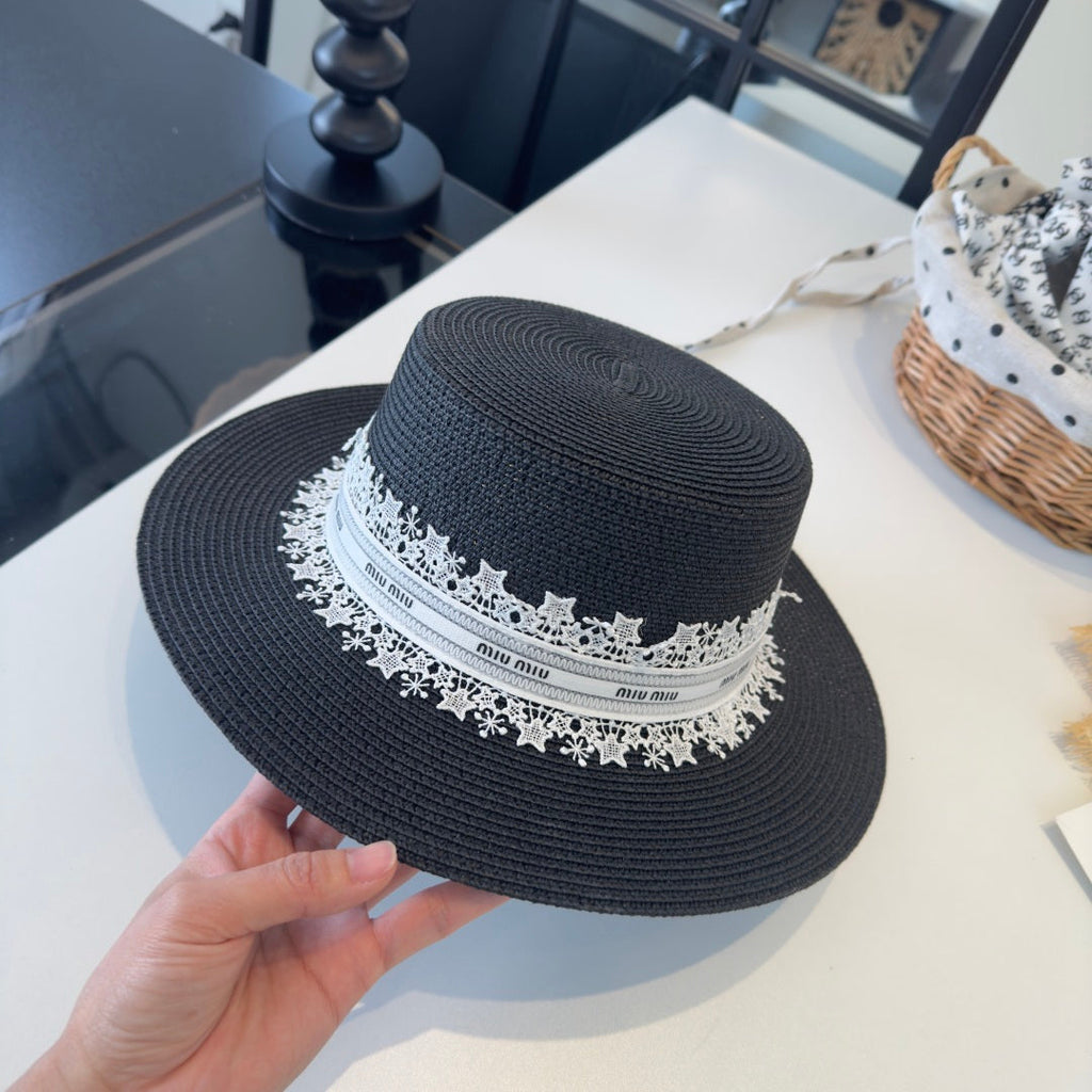 MIUMIU VINTAGE STRAW HAT STYLE 48