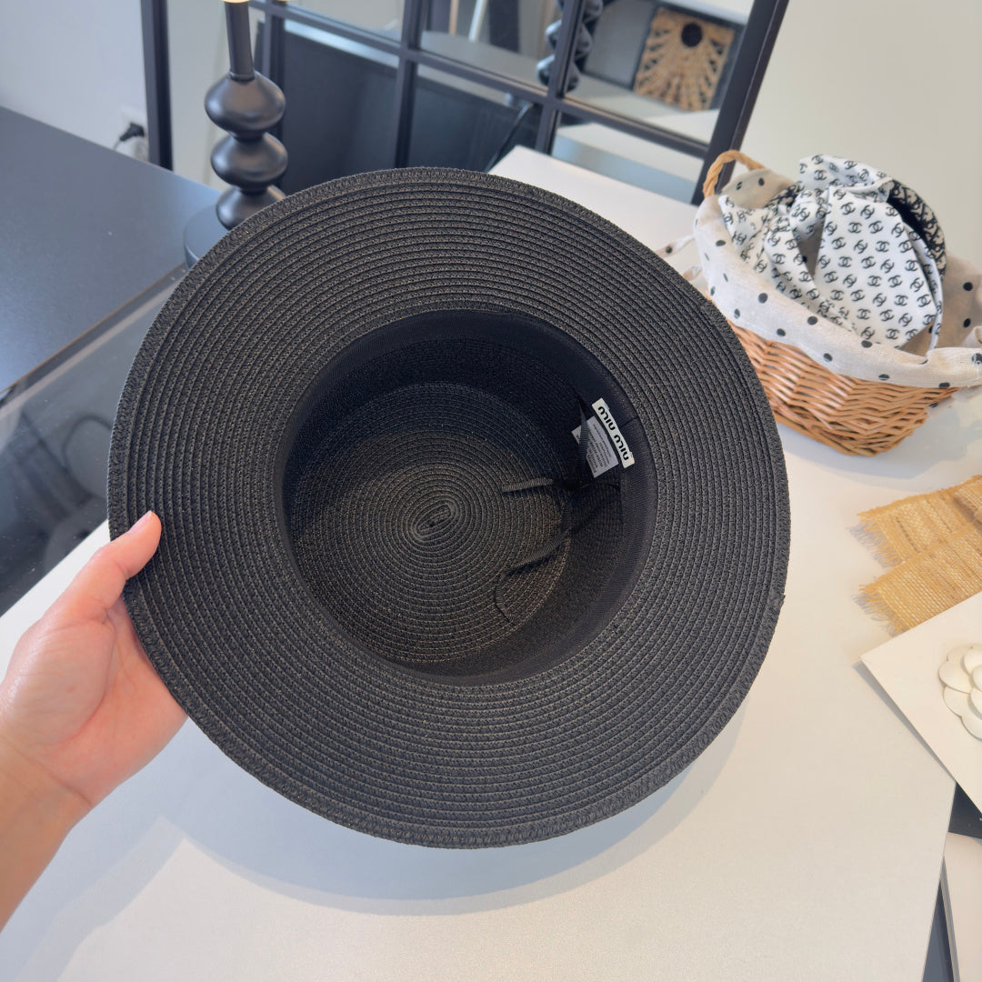 MIUMIU VINTAGE STRAW HAT STYLE 48