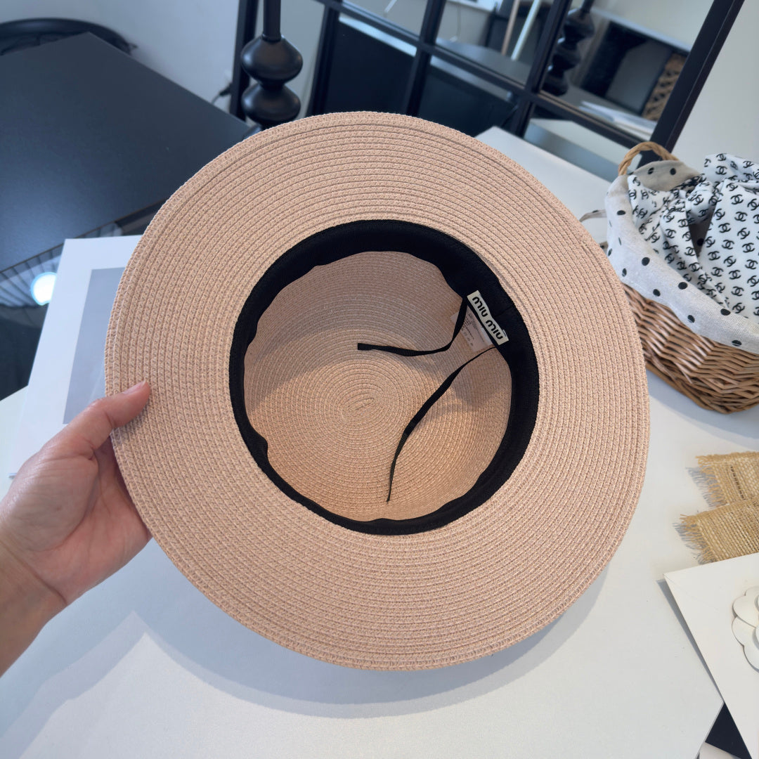 MIUMIU VINTAGE STRAW HAT STYLE 47