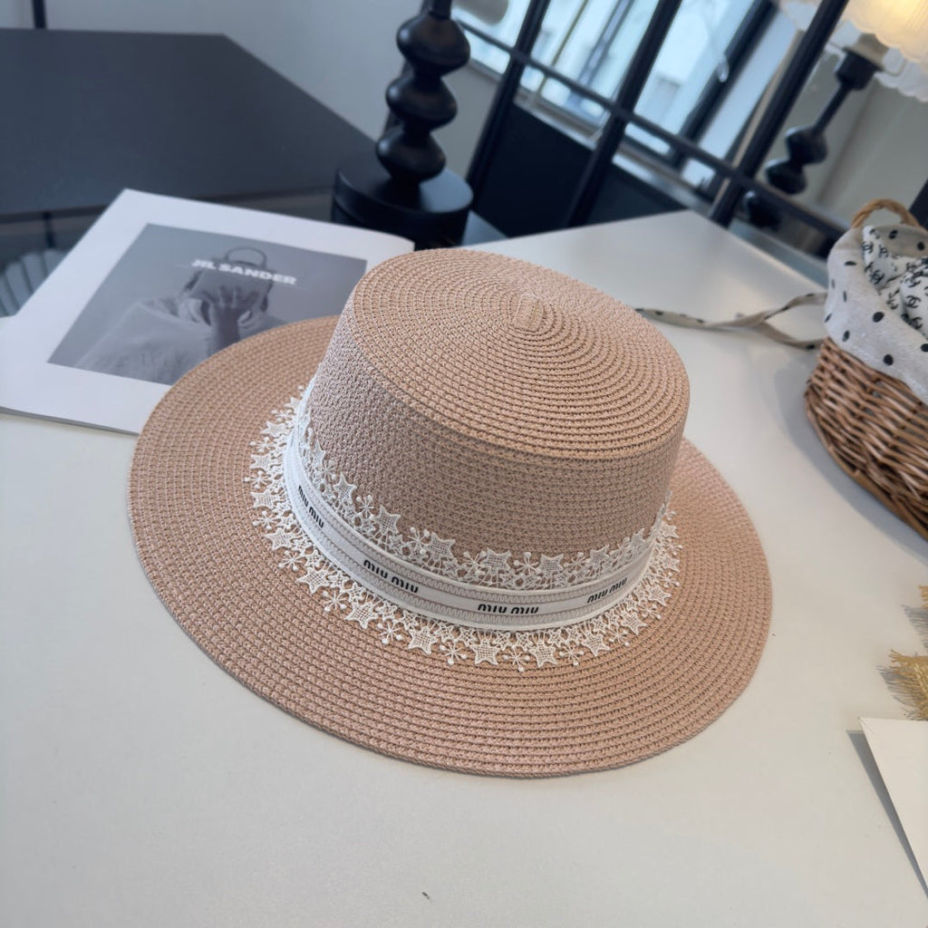 MIUMIU VINTAGE STRAW HAT STYLE 47