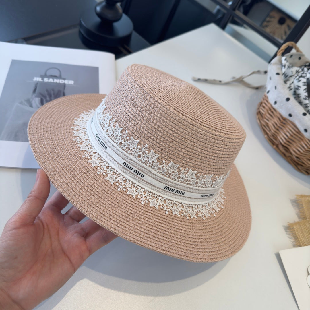 MIUMIU VINTAGE STRAW HAT STYLE 47