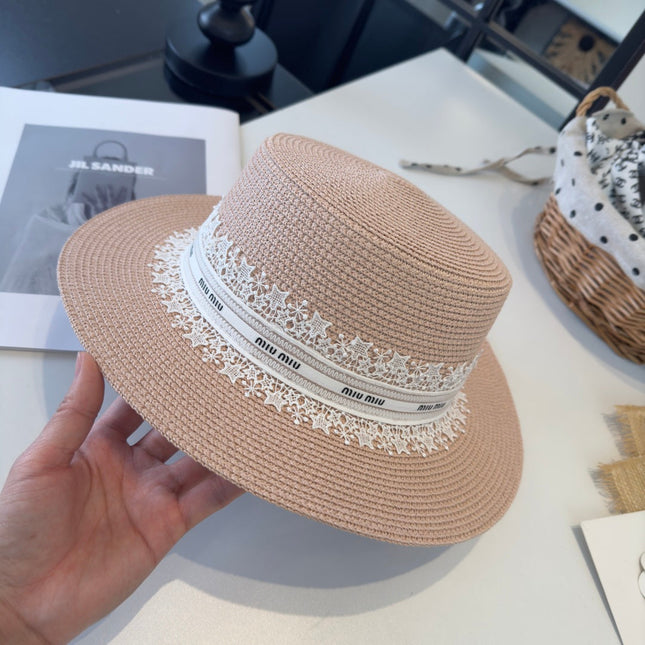 MIUMIU VINTAGE STRAW HAT STYLE 47