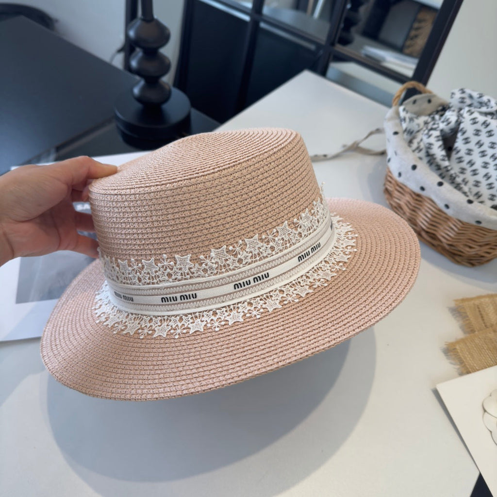 MIUMIU VINTAGE STRAW HAT STYLE 47