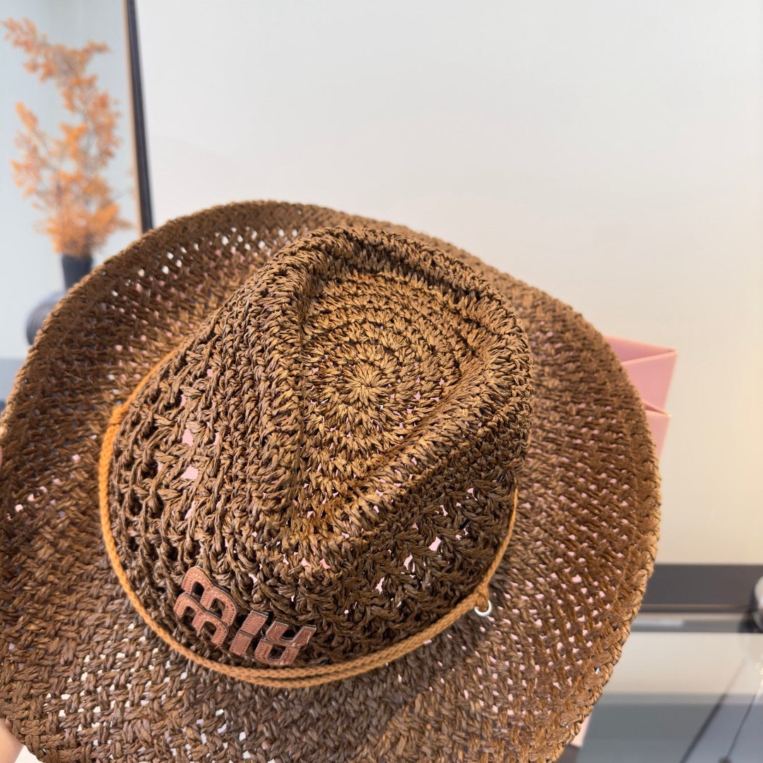 MIUMIU STRAW COWBOY HAT STYLE 19