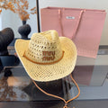 MIUMIU STRAW COWBOY HAT STYLE 18