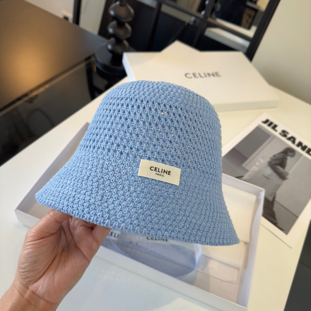 CELINE 26S CROCHET BUCKET HAT STYLE 21