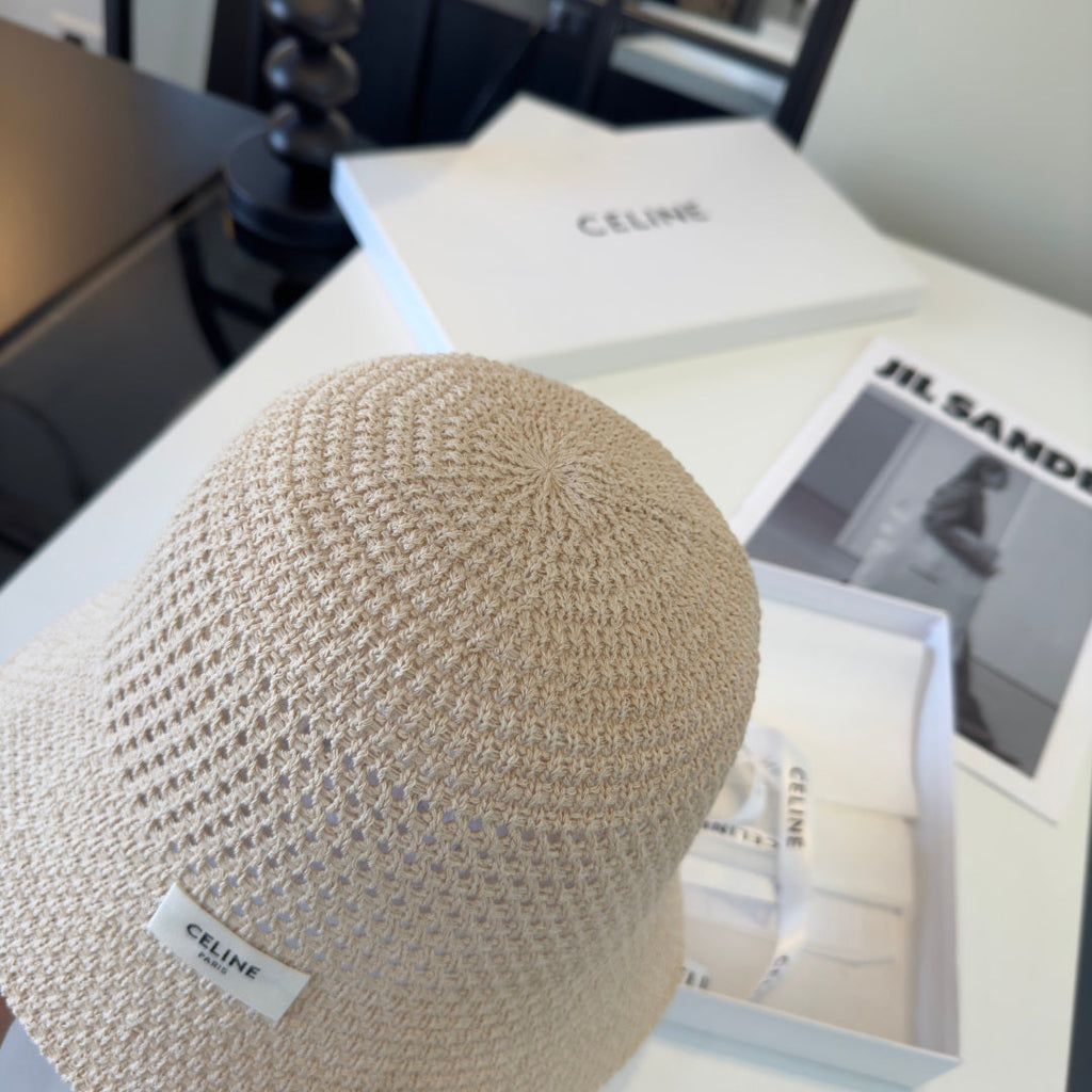 CELINE 26S CROCHET BUCKET HAT STYLE 20