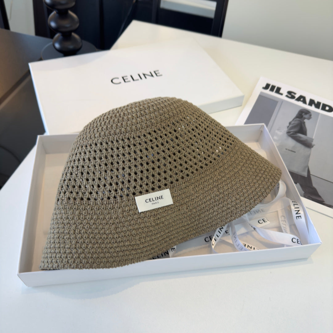 CELINE 26S CROCHET BUCKET HAT STYLE 19