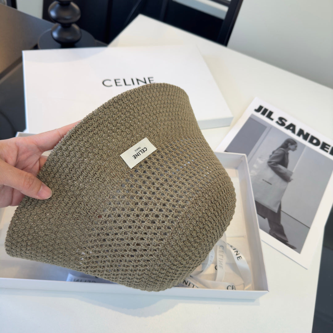 CELINE 26S CROCHET BUCKET HAT STYLE 19