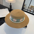 GUCCI 26S WIDE-BRIMMED STRAW HAT 250