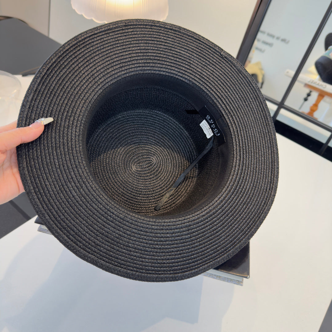 GUCCI 26S WIDE-BRIMMED STRAW HAT 249