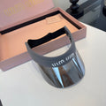 MIUMIU 26S LOGO SHIELD SUN VISOR 329799