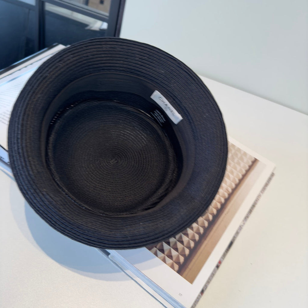 CHANEL 26S BOATER STRAW HAT 338054