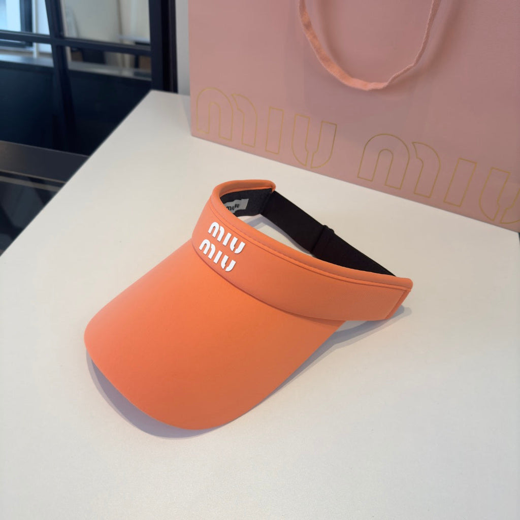 MIUMIU 26S EMBOSSED LOGO TECH VISOR 343563