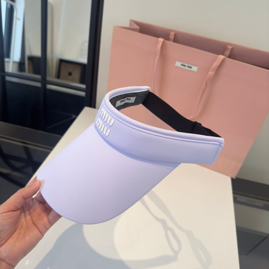 MIUMIU 26S EMBOSSED LOGO TECH VISOR 343565