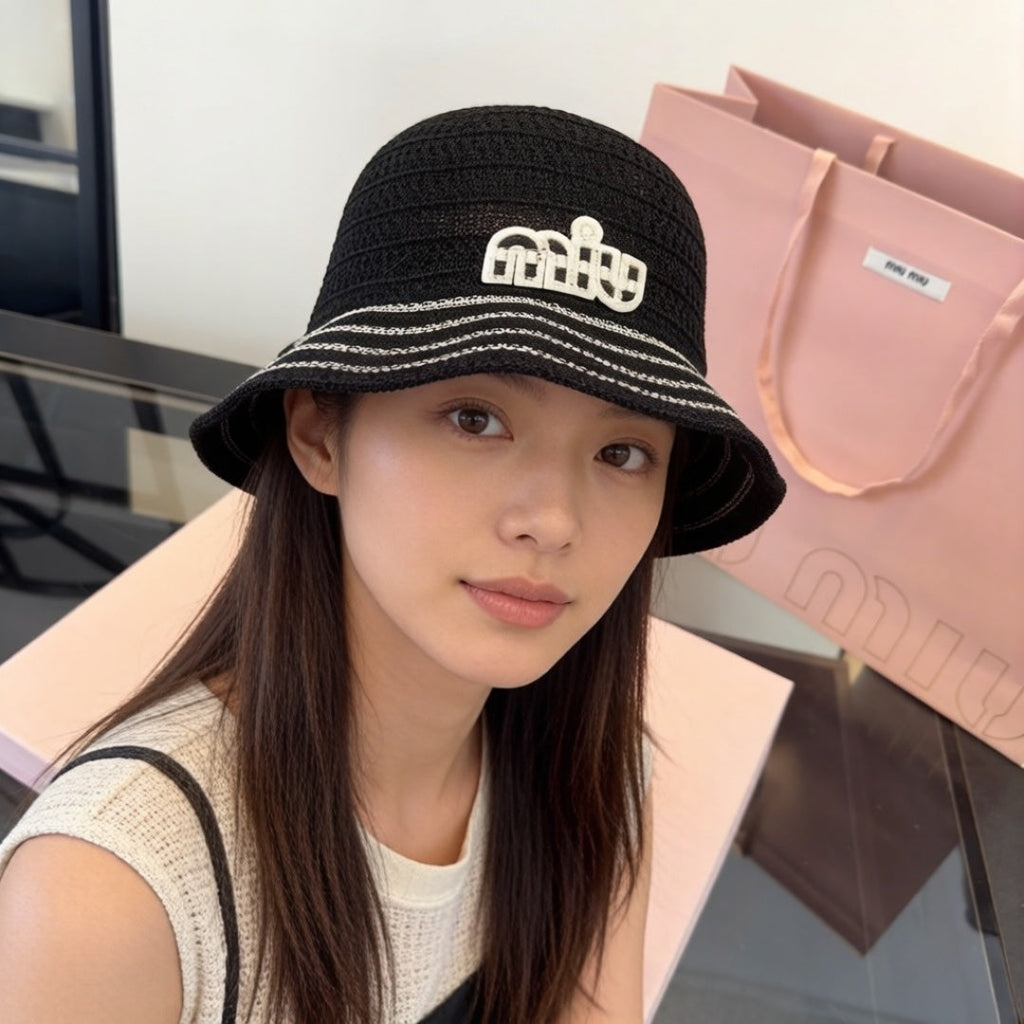 MIUMIU 26S CROCHET BUCKET HAT 342085