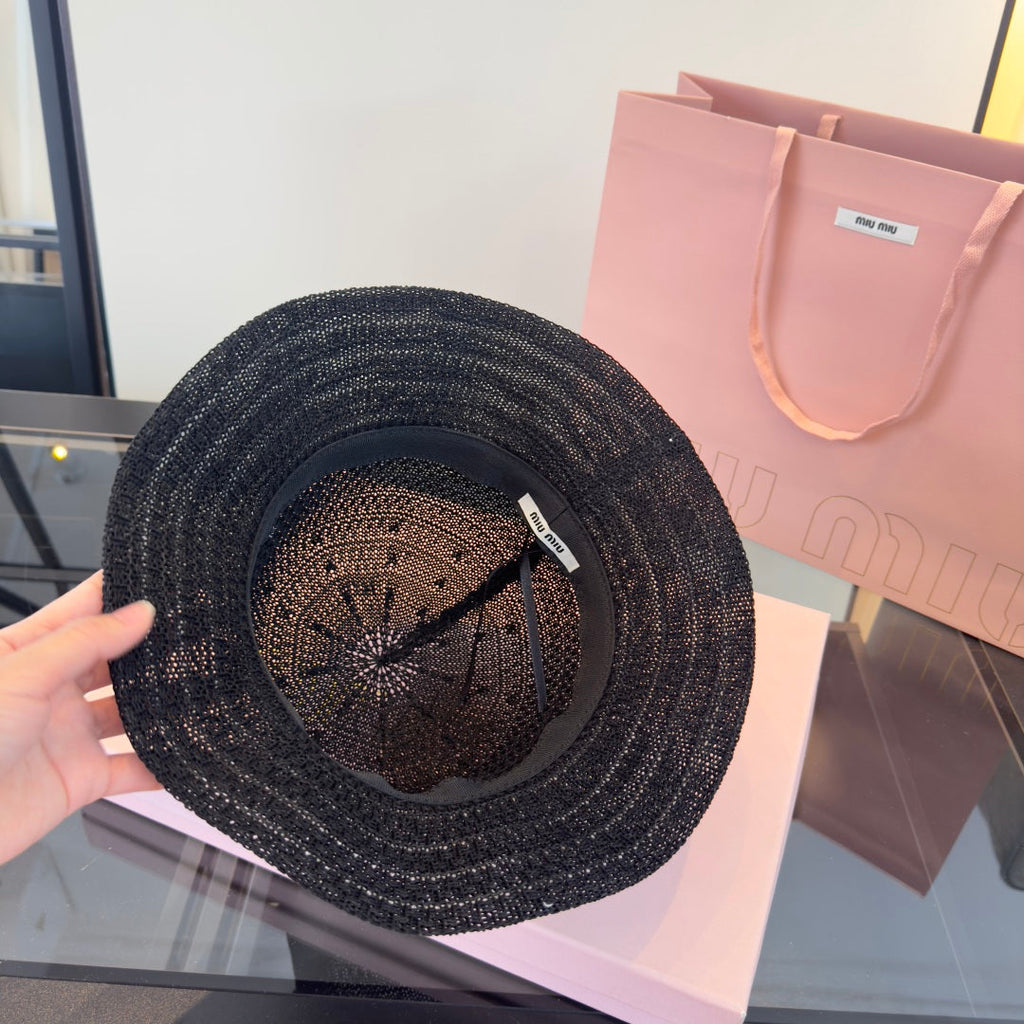 MIUMIU 26S CROCHET BUCKET HAT 342085