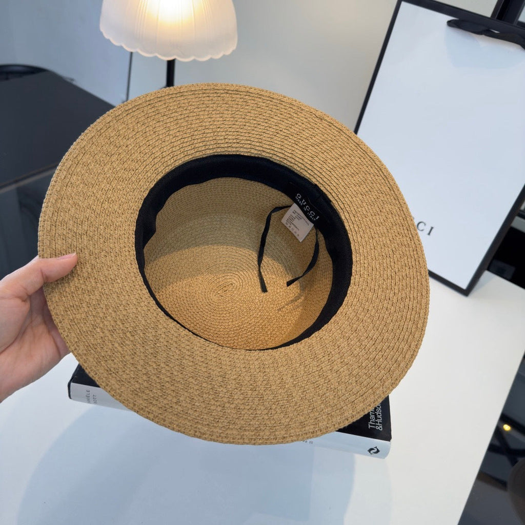 GUCCI 26S WIDE-BRIMMED STRAW HAT 258