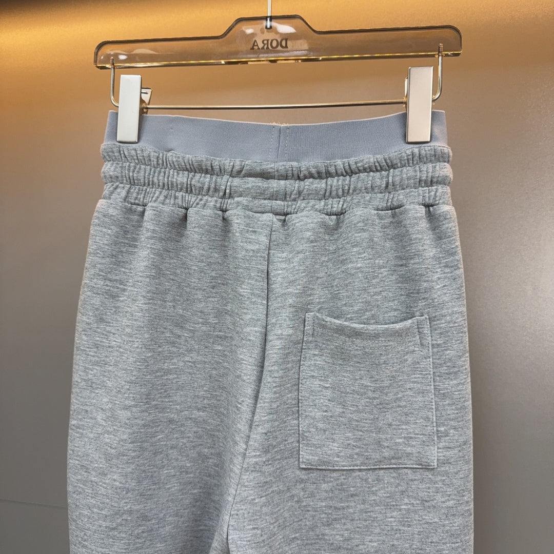MIUMIU FLEECE TOP AND FLARED PANTS SET STYLE 216