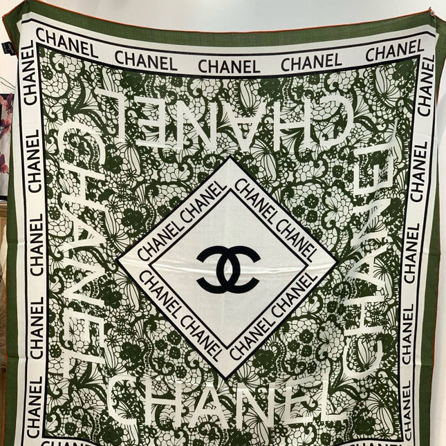 CHANEL 25S SCARF 135 CM IN CASHMERE AND SILK 943314