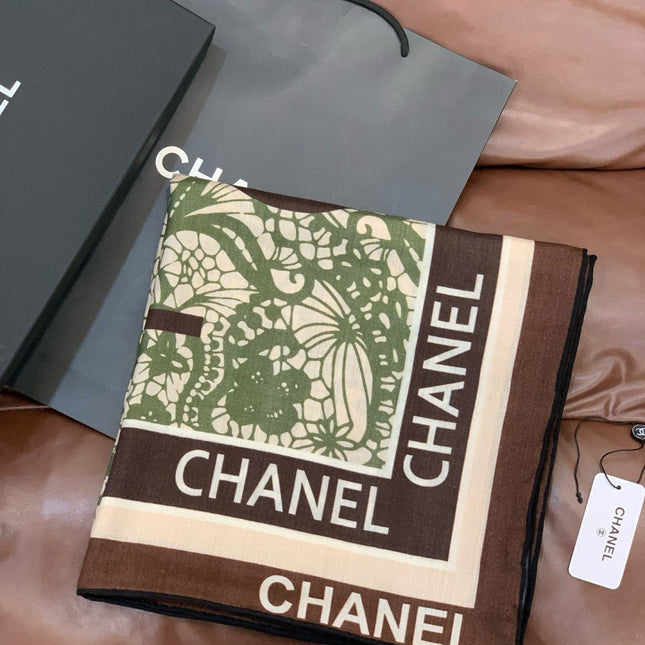 CHANEL 25S SCARF 135 CM IN CASHMERE AND SILK 943318