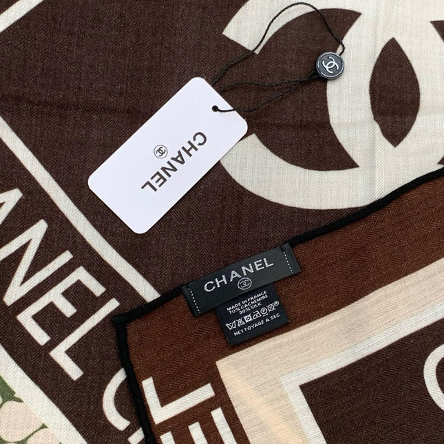 CHANEL 25S SCARF 135 CM IN CASHMERE AND SILK 943318