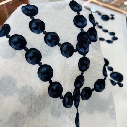 CHANEL 25S SCARF 140 IN CASHMERE 991650